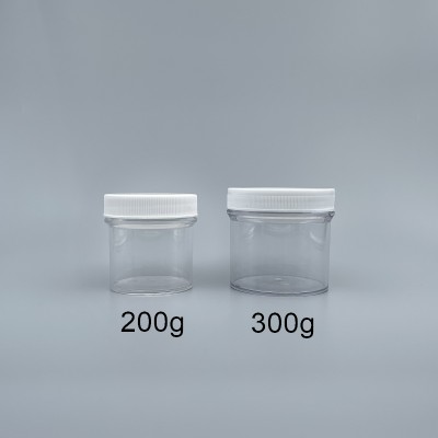 面霜盒 200g PS料 白/透 V-68