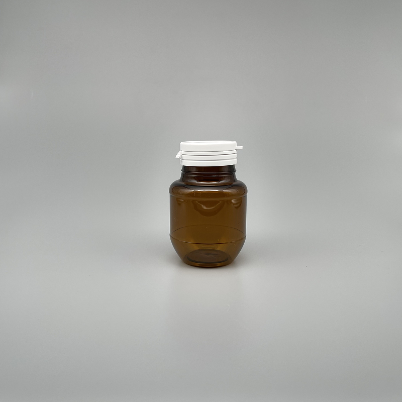 PS瓶 220cc 茶,尖底 X-05A