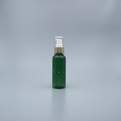 壓瓶 附蓋霧金中束 PETG 100ml 綠身 TR-100
