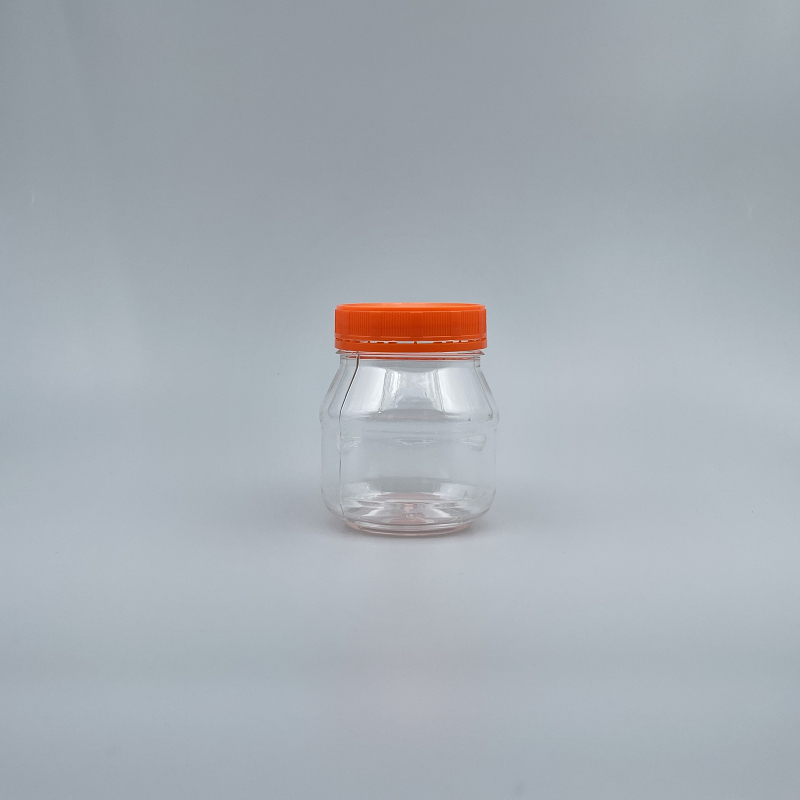 食品罐 PET 圓 橘色蓋 No.180 250g