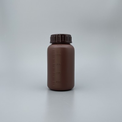 廣口瓶 茶 PE料  500cc NS