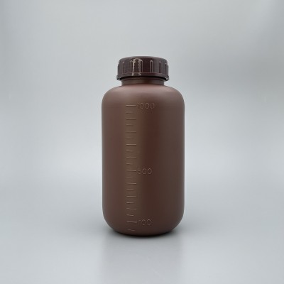 廣口瓶 茶 PE料 1000cc NS