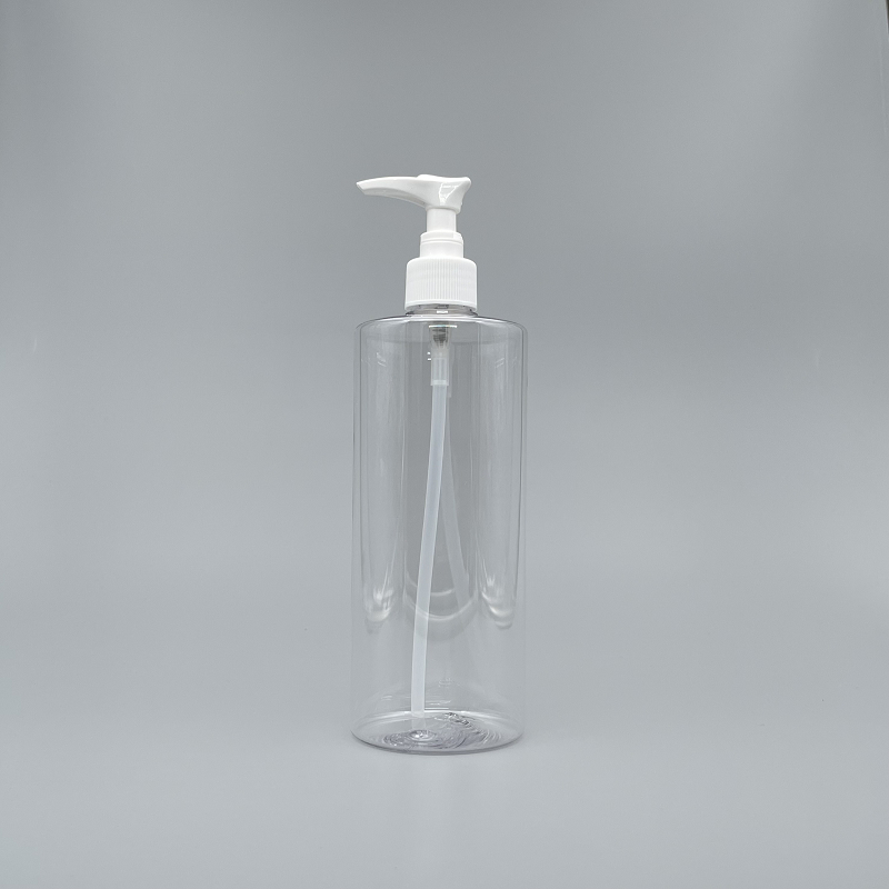 壓瓶 PETG 500ml 透明身 白壓頭 TR-500