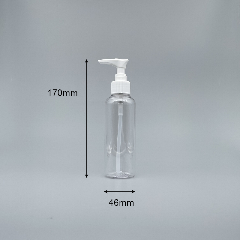 壓瓶 PETG 150ml 透明身 黑壓頭 TR-150