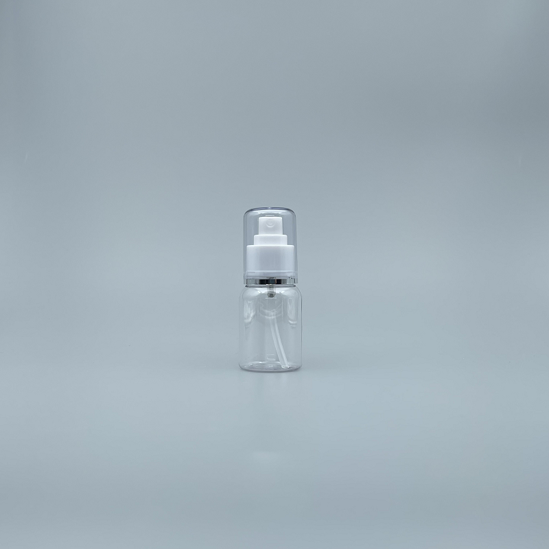 噴瓶 附蓋 PETG 50cc 透明 蓋滾銀邊 J-50