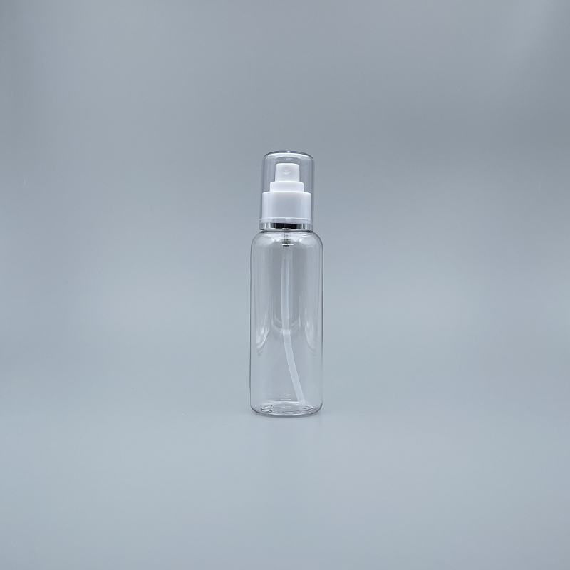 噴瓶 附蓋 PETG 150ml 透明 蓋滾銀邊 TR-150