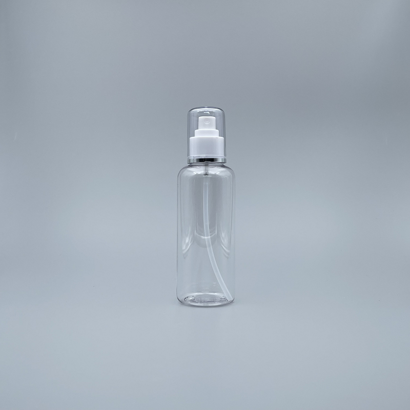 噴瓶 附蓋 PETG 200ml 透明 蓋滾銀邊 TR-200