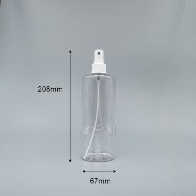 噴瓶 PETG 500cc 透明身 黑噴頭 TR-500