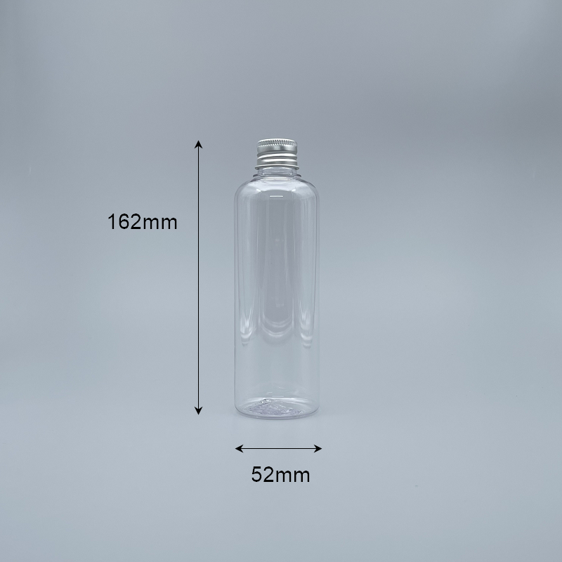 鋁蓋瓶 PETG 250ml 透明 全鋁蓋+內塞 TR-250