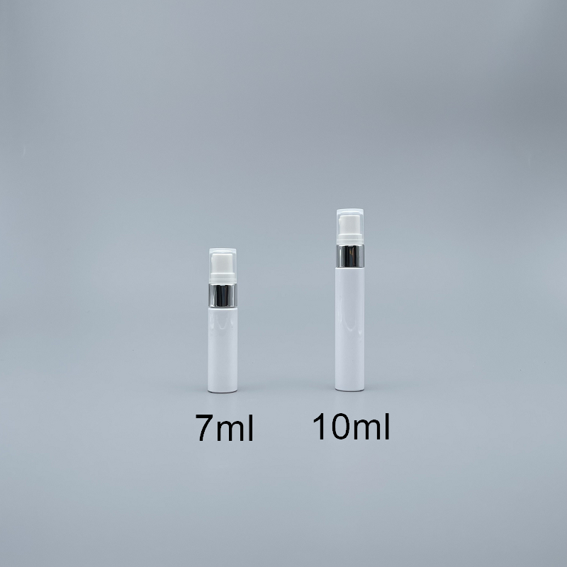 壓瓶 PETG   7ml 白身亮銀頭