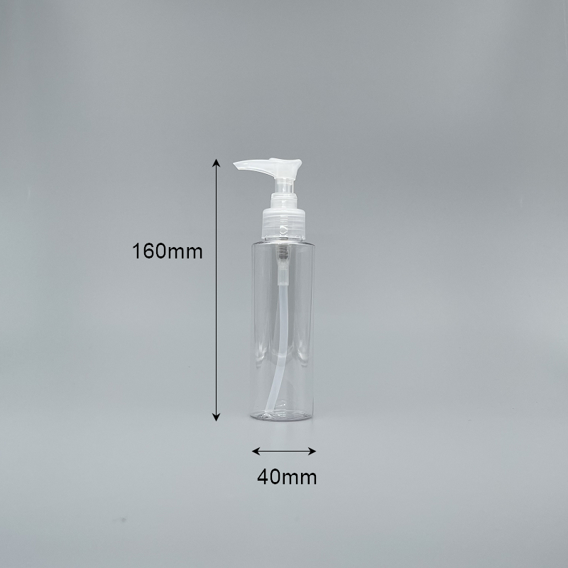 壓瓶 PETG 120cc 直角肩 黑壓頭 CT-120