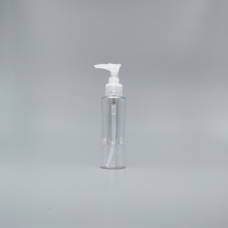 壓瓶 PETG 120cc 直角肩 本色壓頭 CT-120
