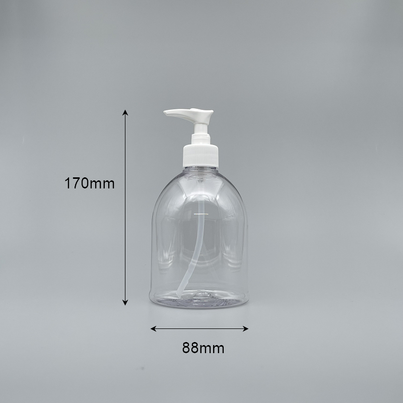 壓瓶 PETG 500ml Q-500 0.5ml出量28牙髮精壓頭