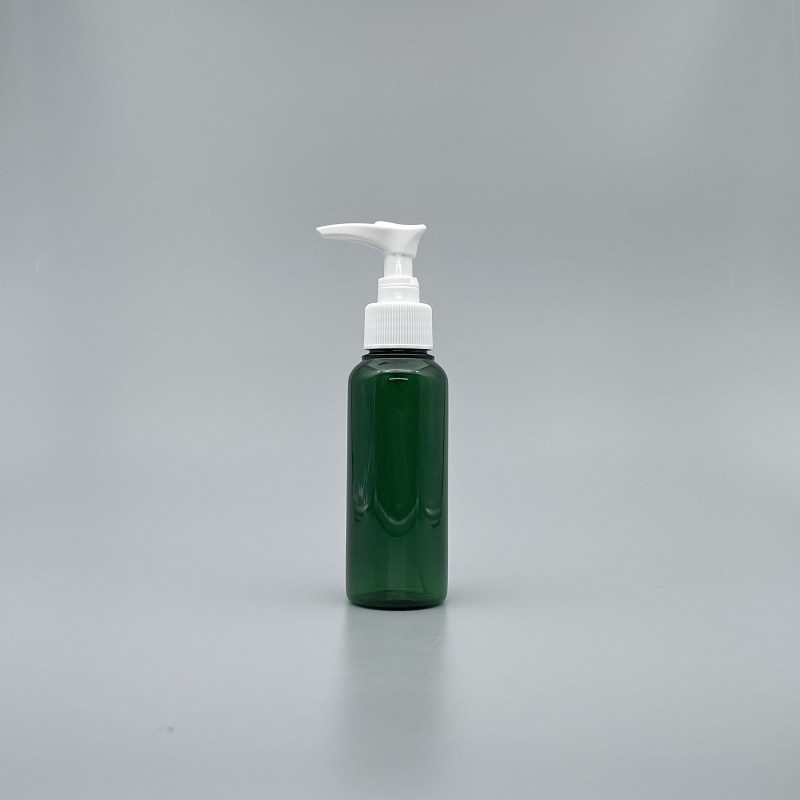 壓瓶 PETG 100cc 綠色身 白壓頭 TR-100