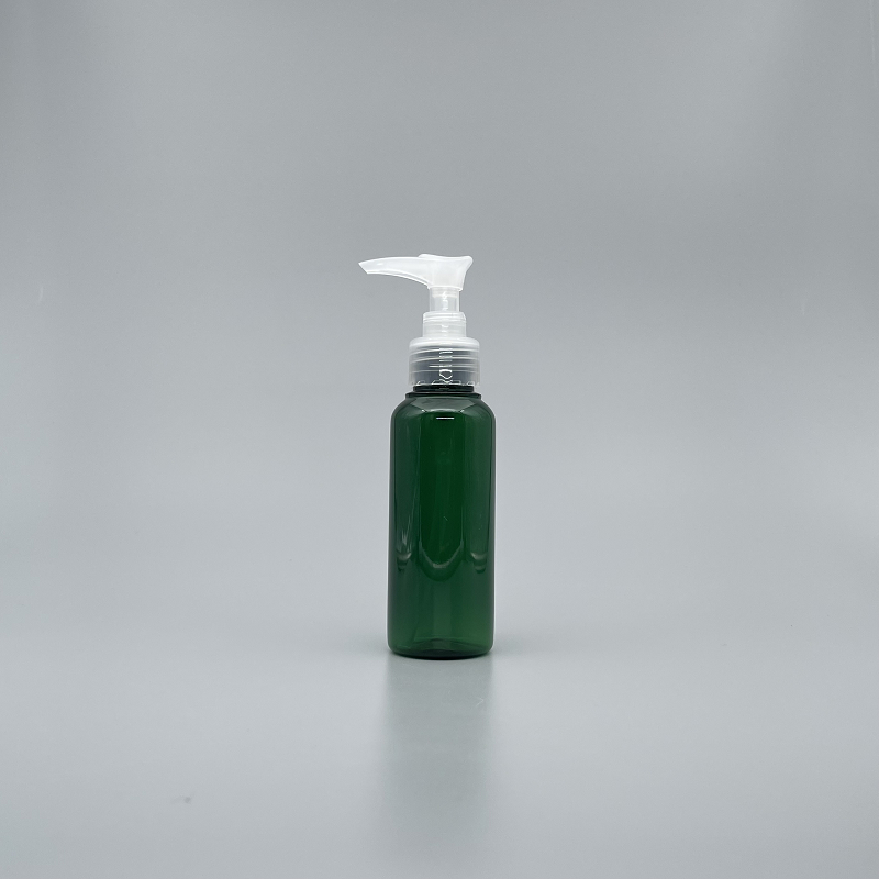 壓瓶 PETG 100cc 綠色身本色壓頭 TR-100