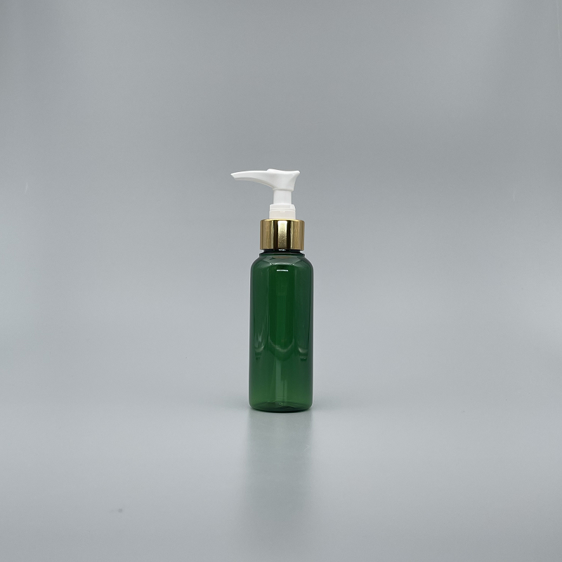 壓瓶 PETG 100cc 綠色身 金壓頭 TR-100