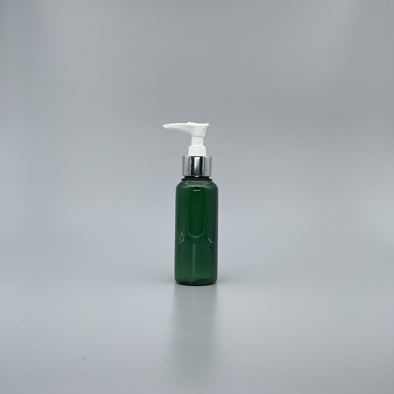 壓瓶 PETG 100cc 綠色身 銀壓頭 TR-100