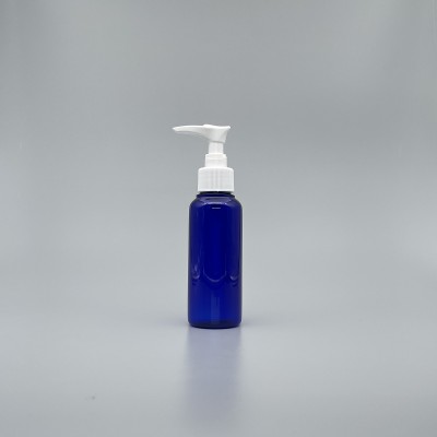 壓瓶 PETG 100cc 藍色身 白壓頭 J-100