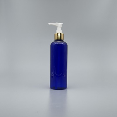 壓瓶 PETG 250ml 藍色身 金壓頭 TR-250