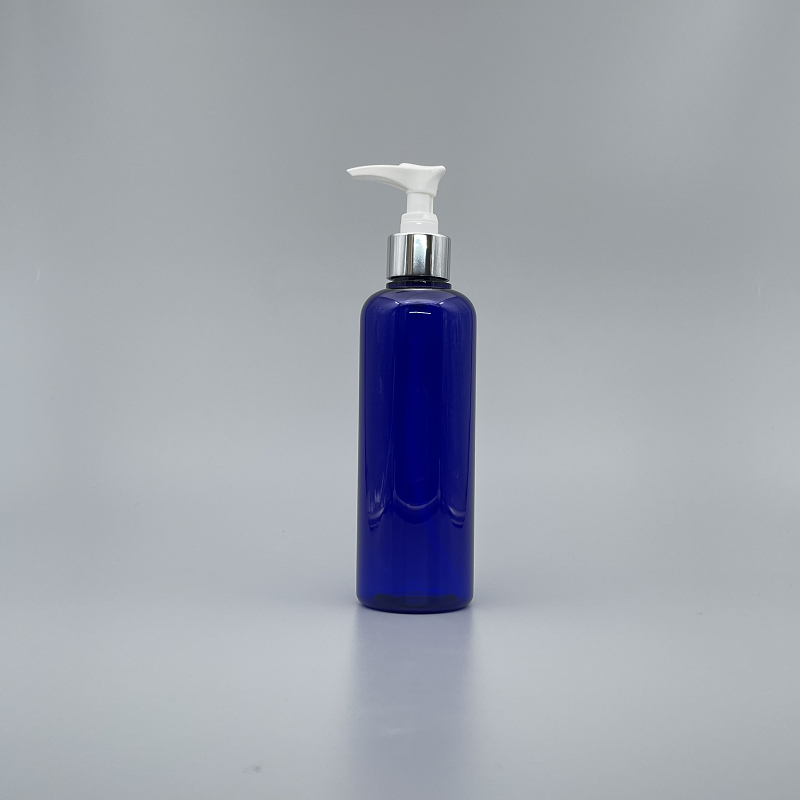 壓瓶 PETG 250ml 藍色身 銀壓頭 TR-250
