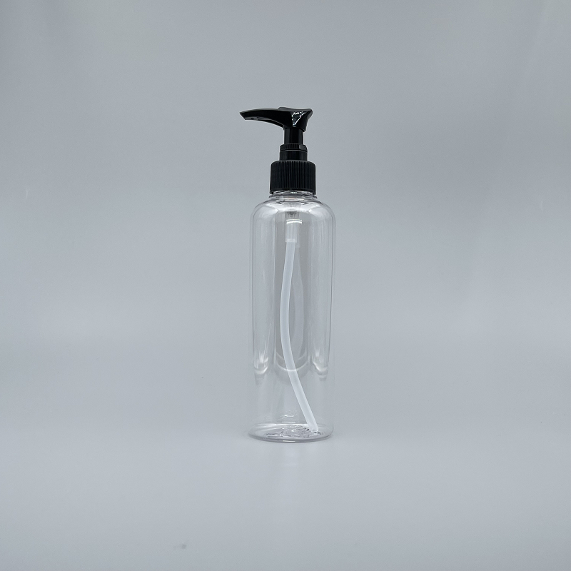 壓瓶 PETG 250ml 透明身 黑壓頭 TR-250