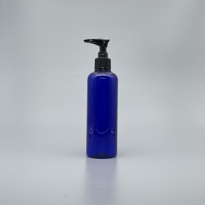 壓瓶 PETG 250ml 藍色身 黑壓頭 TR-250