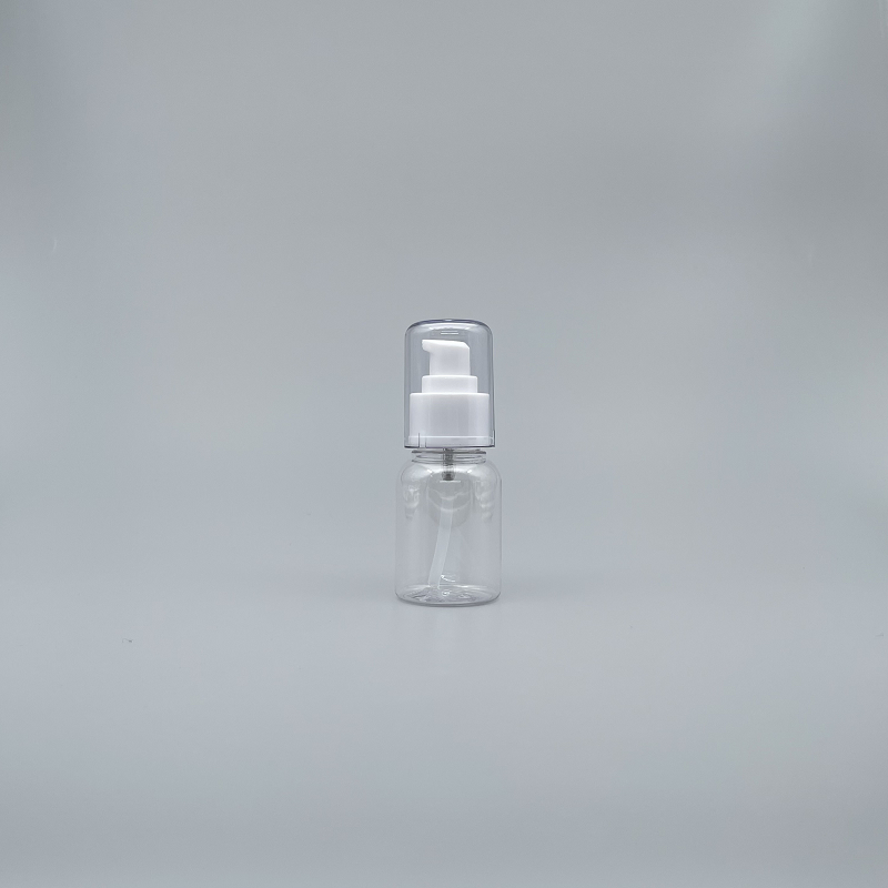 壓瓶 附蓋 PETG 50cc 透明 蓋無滾邊 J-50