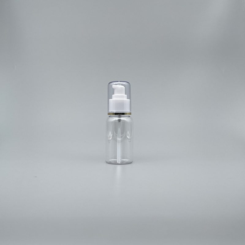 壓瓶 附蓋 PETG 75cc 透明 蓋滾金邊 J-75