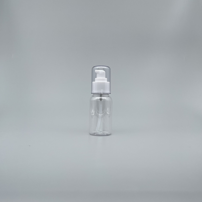 壓瓶 附蓋 PETG 75cc 透明 蓋無滾邊 J-75