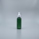 壓瓶 附蓋 PETG 100cc 綠色 蓋滾銀邊 TR-100