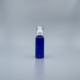 壓瓶 附蓋 PETG 100cc 藍色 蓋滾金邊 J-100
