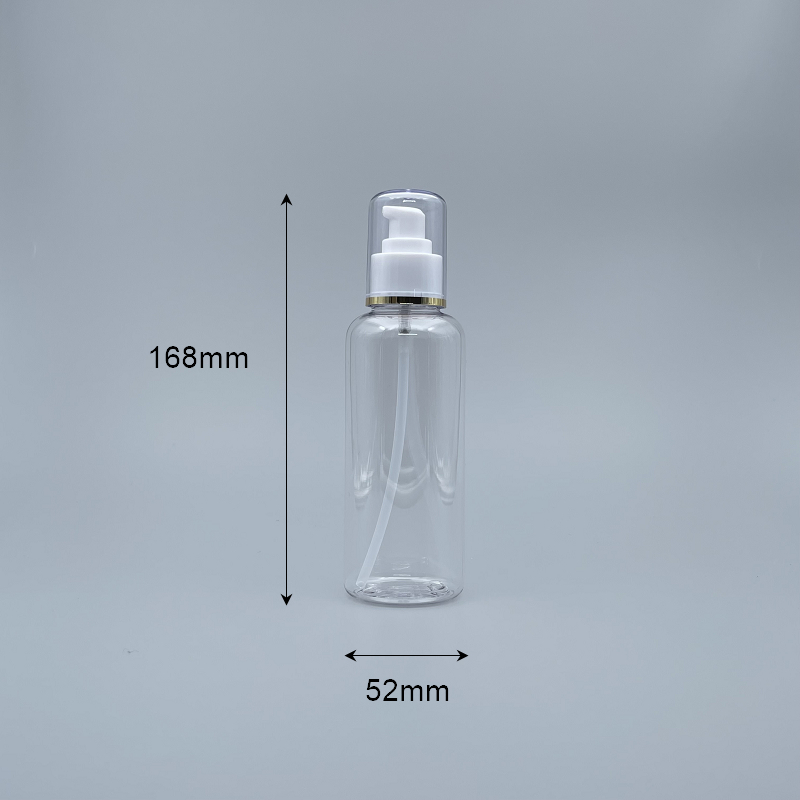 壓瓶 附蓋 PETG 200ml 透明 蓋無滾邊 TR-200