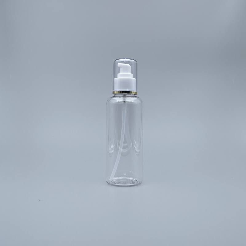 壓瓶 附蓋 PETG 200ml 透明 蓋滾金邊 TR-200