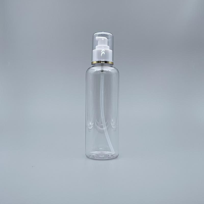 壓瓶 附蓋 PETG 250ml 透明 蓋滾金邊 TR-250