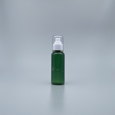 噴瓶 附蓋 PETG 100cc 綠色 蓋滾金邊 TR-100