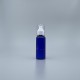 噴瓶 附蓋 PETG 100cc 藍色 蓋滾金邊 J-100