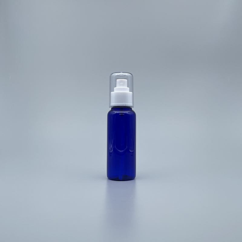 噴瓶 附蓋 PETG 100cc 藍色 蓋無滾邊 J-100