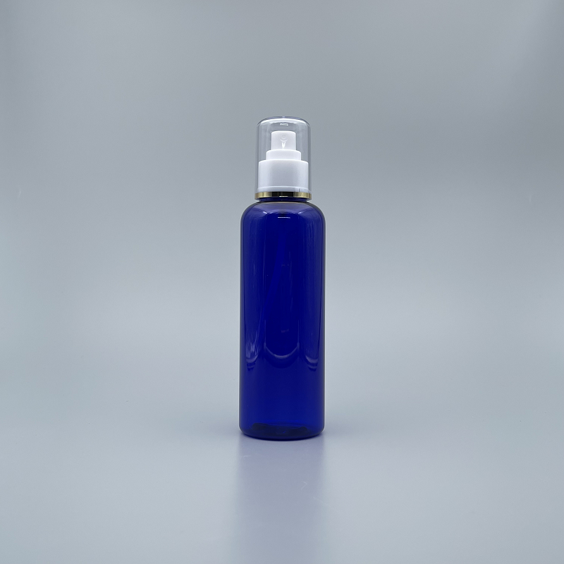 噴瓶 附蓋 PETG 250ml 藍色 蓋滾金邊 TR-250