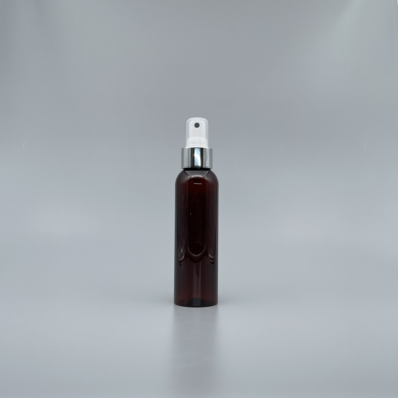 噴瓶 PET 120cc 茶色 銀噴頭