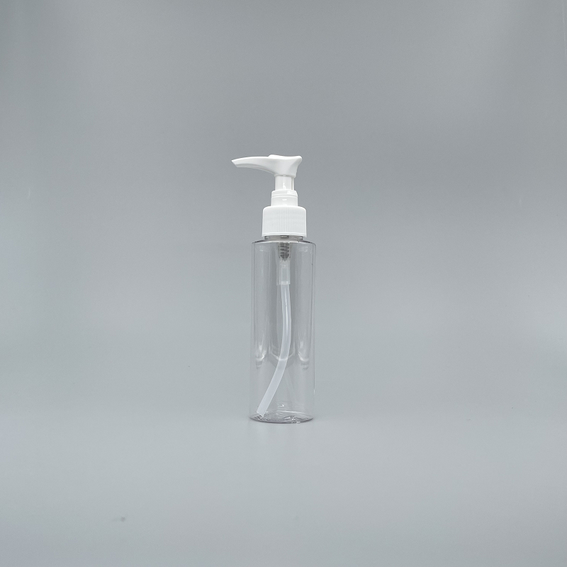 壓瓶 PETG 120cc 直角肩 白壓頭 CT-120