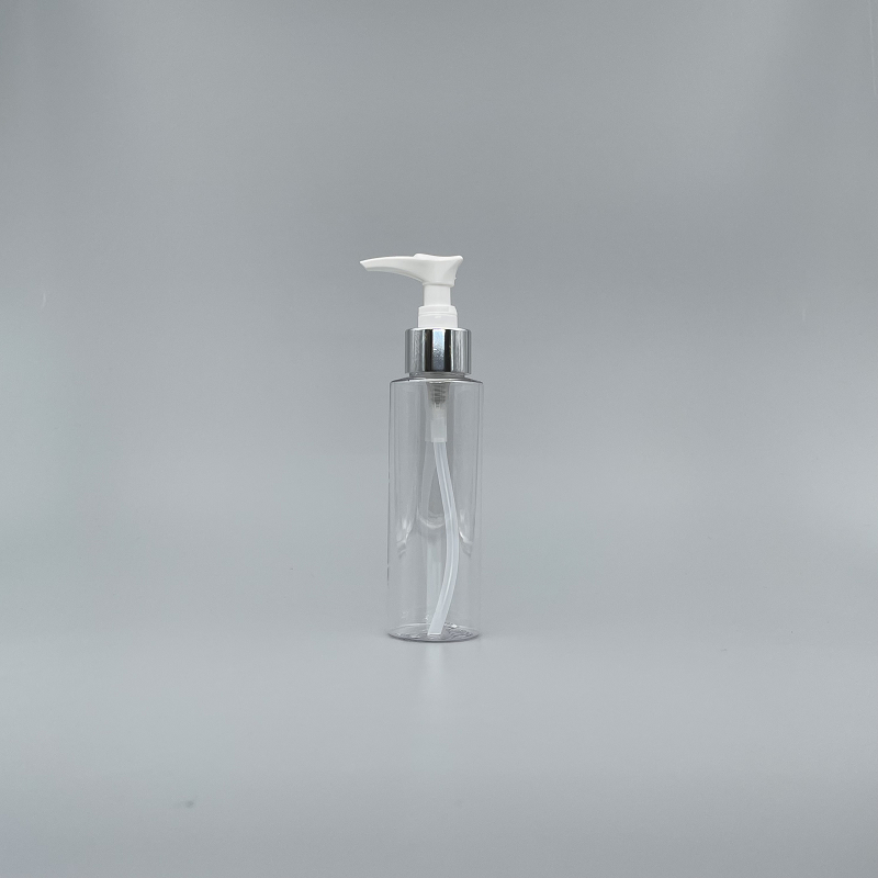 壓瓶 PETG 120cc 直角肩 銀壓頭 CT-120