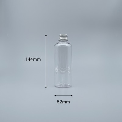 鋁蓋瓶 PETG 200ml 透明 全鋁蓋+內塞 TR-200