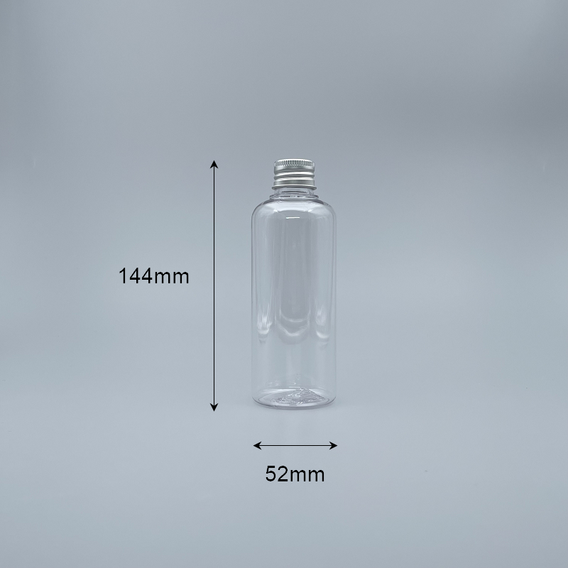 鋁蓋瓶 PETG 200ml 透明 全鋁蓋+內塞 TR-200
