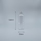 鋁蓋瓶 PETG 200ml 透明 全鋁蓋+內塞 TR-200