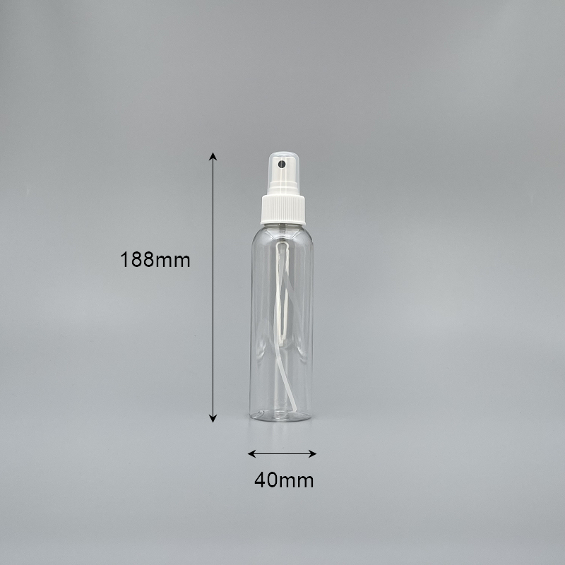 噴瓶 PET 120cc 透明 白噴頭