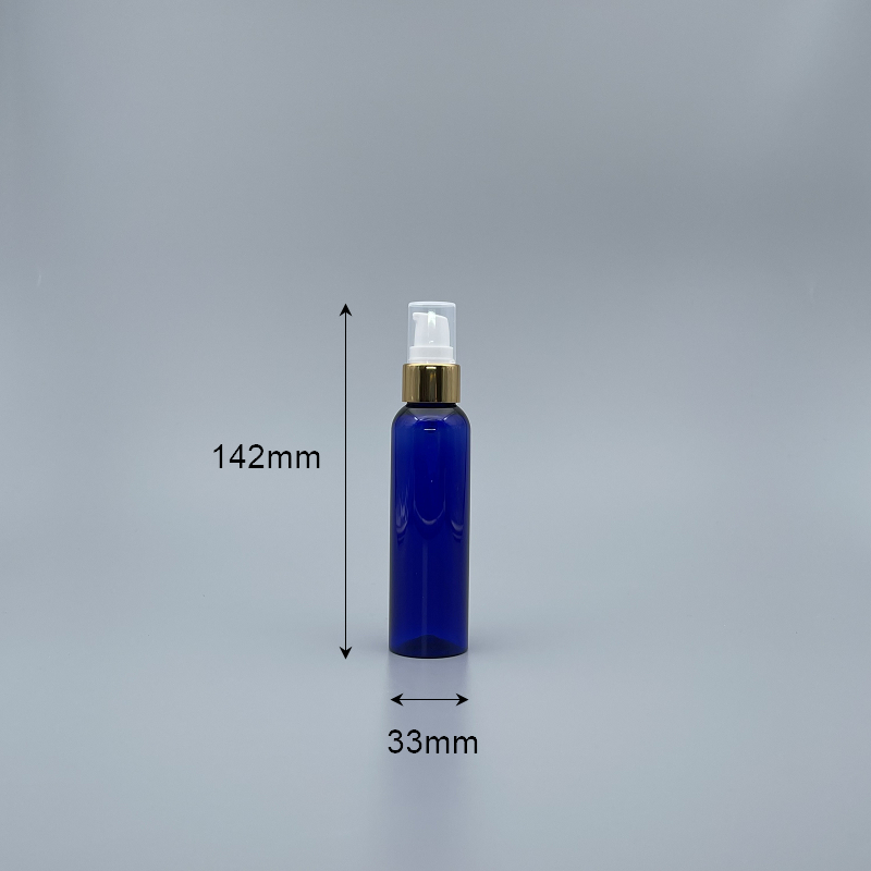 壓瓶 PET 60ml 藍色 20牙銀壓頭+SP蓋 NO.2-69
