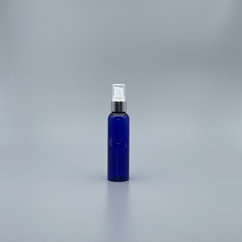 壓瓶 PET 60ml 藍色 20牙銀壓頭+SP蓋 NO.2-69
