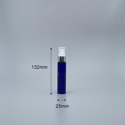壓瓶 PET 30ml 藍色 20牙金壓頭+SP蓋 NO.2-95