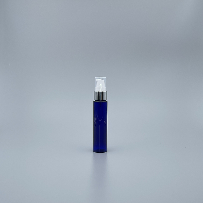 壓瓶 PET 30ml 藍色 20牙銀壓頭+SP蓋 NO.2-95