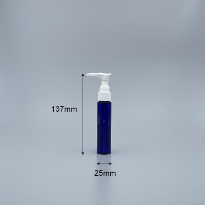 壓瓶 PET 30ml 藍色 20牙髮精壓頭 2-95